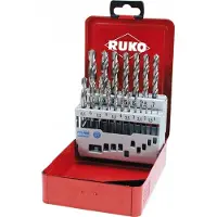 RUKO Jeu De Forets Din 338 Type N Hss Ground 19 Pièces