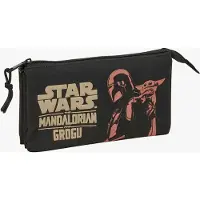 Star Wars Boîte de rangement Star Wars, Mandalorian et Grogu, en feutre, avec 3 compartiments