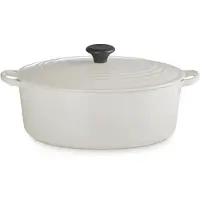 Le Creuset Cocotte ovale 31 cm Crème