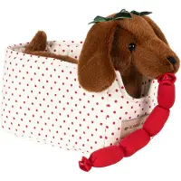 Konges Sløjd Peluche - Saucisse Chorizo ​​Dog - 14x27 cm - Brown - - UneTaille - Peluche