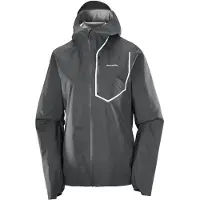 Salomon - Veste de trail imperméable et coupe-vent - Bonatti Pro Jkt W Deep Black - Taille XS - Noir