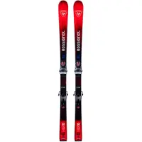 Rossignol - Packs (skis + fix) - Skis de piste - Hero Athlete GS Pro 126-171 + NX10 2027 en Bois - Taille Enfant 150 cm - Rouge