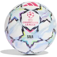 Adidas Balle 'UEFA Champions League 26/27 Pro Sala' bleu clair / rouge / noir / blanc