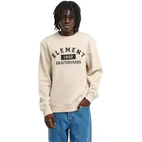 Element Home Team Sweatshirt Beige L Homme