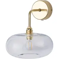 Ebb & Flow Horizon Applique Murale Shiny Gold | Clear E14IP20