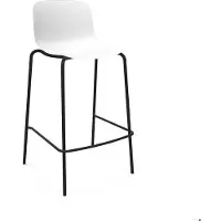 Magis Troy Tabouret Lot de 2 H67 cm | Black 5140 | White 1735 C