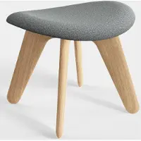 Tom Dixon Slab Pouf Natural Hallingdal 0130