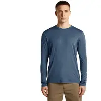 Icebreaker 150 Tech Lite Ib Vertical Long Sleeve T-shirt Bleu XL Homme