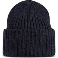 Buff Knitted Beanie Bleu