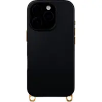 Selencia Coque arrière Rivièra avec MagSafe avec crochets amovibles pour Apple iPhone 16 Pro Max - Velvet Black