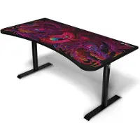 AROZZI Arena Large Bureau Gaming - 160 x 82 x 71-81 cm - Crawling Chaos