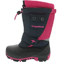 Kangaroos Bottes de neige 'Bean II' bleu marine / rose
