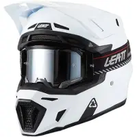 Leatt 8.5+velocity 5.5 Off-road Helmet Kit Blanc S