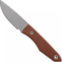 Big Idea Design USA Lookout DP-MA-NM Drop Point Stonewashed Magnacut, Natural Micarta, couteau fixe