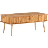 vidaXL Table basse 100x50x40 cm acacia massif