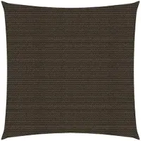 vidaXL Voile d'ombrage 160 g/m² Marron 3x3 m PEHD