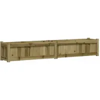 vidaXL Jardinière 180x31x31 cm bois de pin imprégné