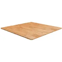 vidaXL Dessus de table carré Marron clair90x90x1,5cm Bois chêne traité
