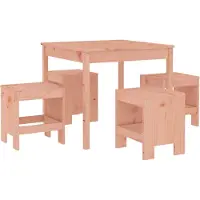 vidaXL Ensemble de jardin 5 pièces en bois massif de douglas