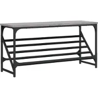 vidaXL Étagère à chaussures sonoma gris 90x30x45 cm bois d'ingénierie