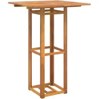 vidaXL Table de bistrot 75x75x110 cm bois massif acacia