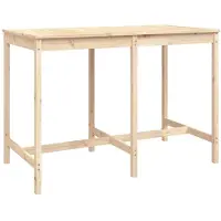 vidaXL Table de jardin 159,5x82,5x110 cm Pin massif