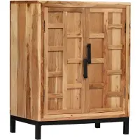 vidaXL Buffet en bois massif d'acacia 60x35x76 cm brun