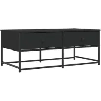 vidaXL Table basse noire 100x51x40 cm Bois composite