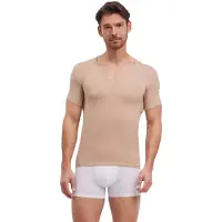Falke T-shirt UW, col en V profond, modèle 4220, taille M