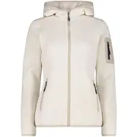 CMP Polaire à capuche épaisse en maille chinée femme Knit-Tech
