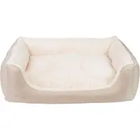 Amiplay Panier à chien ASPEINA SOFA beige taille XS, S, M, L, XL, XXL Taille : L - 78x64x19 cm