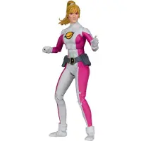 Mcfarlane Toys Figurine d'action Saturn Girl de la série DC Multiverse (DC Classic), 18 cm, fabriquée par , édition Red Platinum