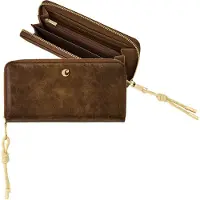 Cacharel Portefeuille voyage Philomène Camel