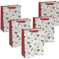 Sigel 5 Pochettes cadeaux Christmas motifs watercolor Large 26,0 x 33,0 cm (5x)