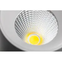 GTV - Luminaire LED PRIME, 10 W, 1000 lm, CA 220-240 V, 50/60 Hz, PF > 0,5, Ra ≥ 80, IP20, IK06, 36°, 4000 K, blanc