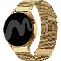 IMoshion Bracelet magnétique pour montre, style Milanese - Connecteur universel de 18 mm - Or