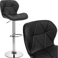 EHokery Bar Pivotant Hocker Réglable Cuisine Loft Chaise De Bar Noir Bar