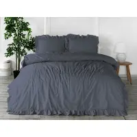 Darymex Linge de lit en coton NATURAL GREY/220X200(P) STONEWASHED