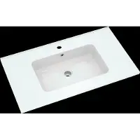 Linie Vano vasque simple marbre composite brillant 80 x 46 cm