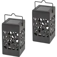 Rabalux 2 lampes solaires Mora, 1 lm, indice de protection IP23, couleur : noir, LED 0,07 W, référence : 8948
