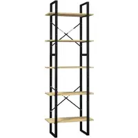 vidaXL Bibliothèque à 5 niveaux 60x30x175 cm Bois de pin