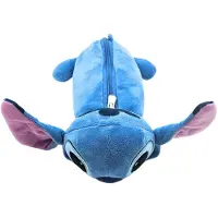 Disney Étui à crayons Stitch | Étui en peluche pour enfants | Étui souple avec fermeture éclair | Boîte à crayons amusante | Étui à crayons Stitch pour filles et garçons | Environ 24 cm