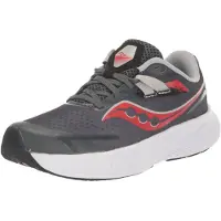 Saucony Chaussures de course Ride 15 Junior, couleur gris/noir/rouge, taille EU 34