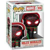 Funko POP! Figurine en vinyle Marvel POP! : Série de Noël S6 - Miles (NTKR), 9 cm