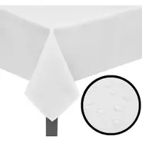 vidaXL Nappes de table 5 pcs Blanc 170x130 cm