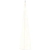 vidaXL Cône lumineux Dekorative LED 90 cm Acrylique chaud Weiß