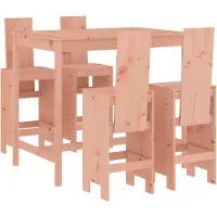 vidaXL Ensemble de 5 bars de jardin en bois massif de douglas