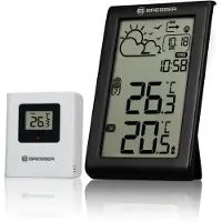 Bresser Station Meteo Temp W avec signal radio DCF 7004210