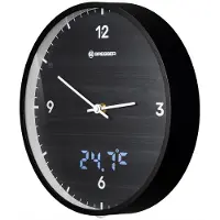 Bresser Mytime Ledsec Wall Clock Noir