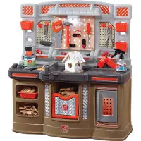 Step2 Big Builders Pro : établi 70 x 98 x 97 cm – 45 accessoires – Atelier de bricolage pour enfants
